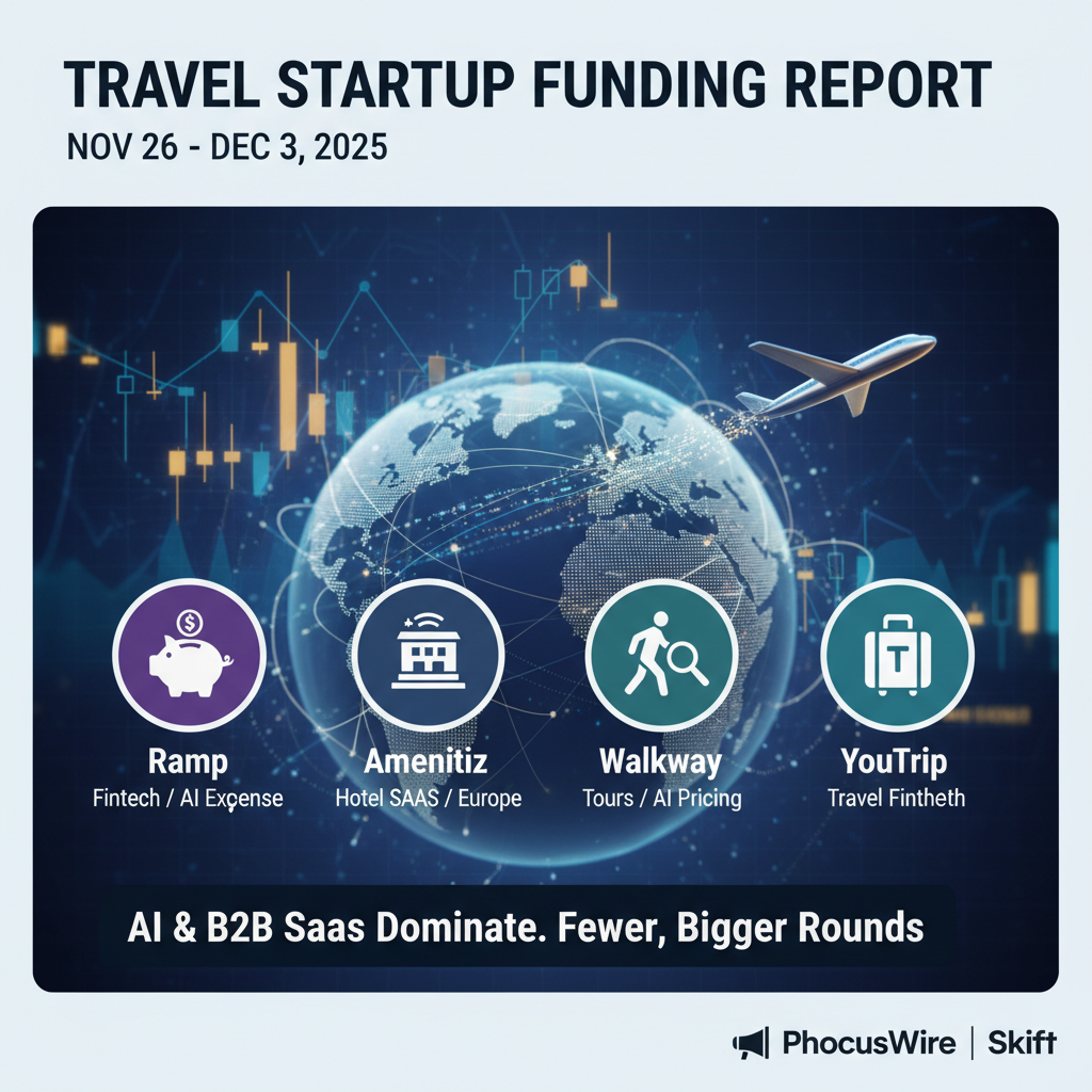 Travel Startup Funding Report: Past 7 Days (Nov 26 - Dec 3, 2025 ...